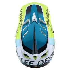 Troy Lee Designs D4 Composite Helmet W/MIPS Qualifier White / Green 20 Troy Lee Designs D4 Composite Helmet W/MIPS Qualifier White / Green -Bike Sales TLD B22S D4CM QUALIFIER WHTGRN 08