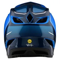 Troy Lee Designs D4 Composite Helmet W/MIPS Shadow Blue 14 Troy Lee Designs D4 Composite Helmet W/MIPS Shadow Blue -Bike Sales TLD B22S D4CM SHADOW BLU 03