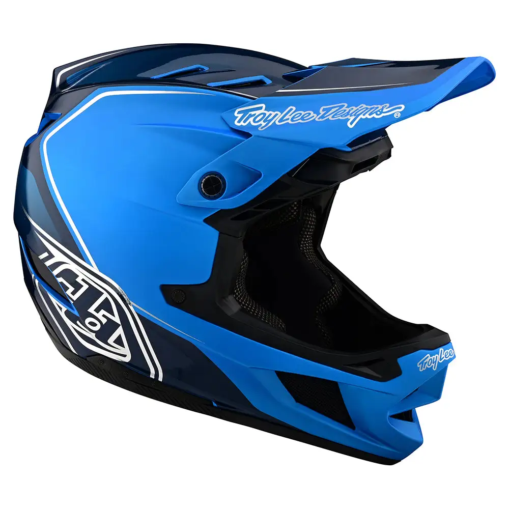 Troy Lee Designs D4 Composite Helmet W/MIPS Shadow Blue 9 Troy Lee Designs D4 Composite Helmet W/MIPS Shadow Blue - Image 7