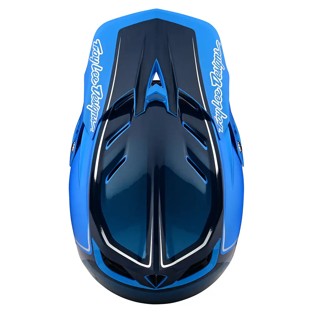 Troy Lee Designs D4 Composite Helmet W/MIPS Shadow Blue 11 Troy Lee Designs D4 Composite Helmet W/MIPS Shadow Blue - Image 9