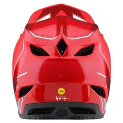 Troy Lee Designs D4 Composite Helmet W/MIPS Shadow Glo Red 14 Troy Lee Designs D4 Composite Helmet W/MIPS Shadow Glo Red -Bike Sales TLD B22S D4CM SHADOW GLORED 03