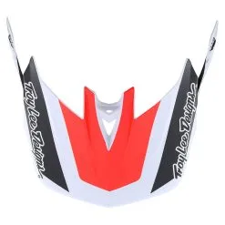 Troy Lee Designs D4 Composite Helmet W/MIPS Team SRAM White / Glo Red -Bike Sales TLD B22S D4CM SRAM WHTGLORED 09