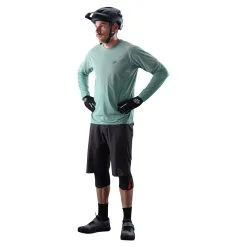 Troy Lee Designs Drift LS Jersey Solid Glass Green -Bike Sales TLD B22S DRIFT H2T SOLID GLSGRN 02