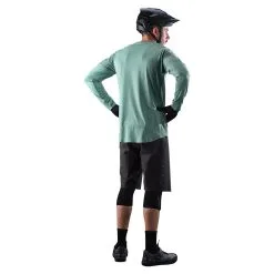 Troy Lee Designs Drift LS Jersey Solid Glass Green -Bike Sales TLD B22S DRIFT H2T SOLID GLSGRN 03