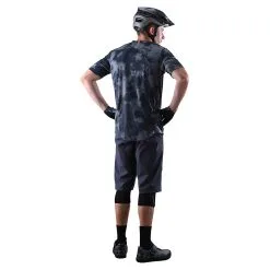 Troy Lee Designs Flowline SS Jersey Plot Charcoal -Bike Sales TLD B22S FLOWLINE H2T PLOT CHR 06