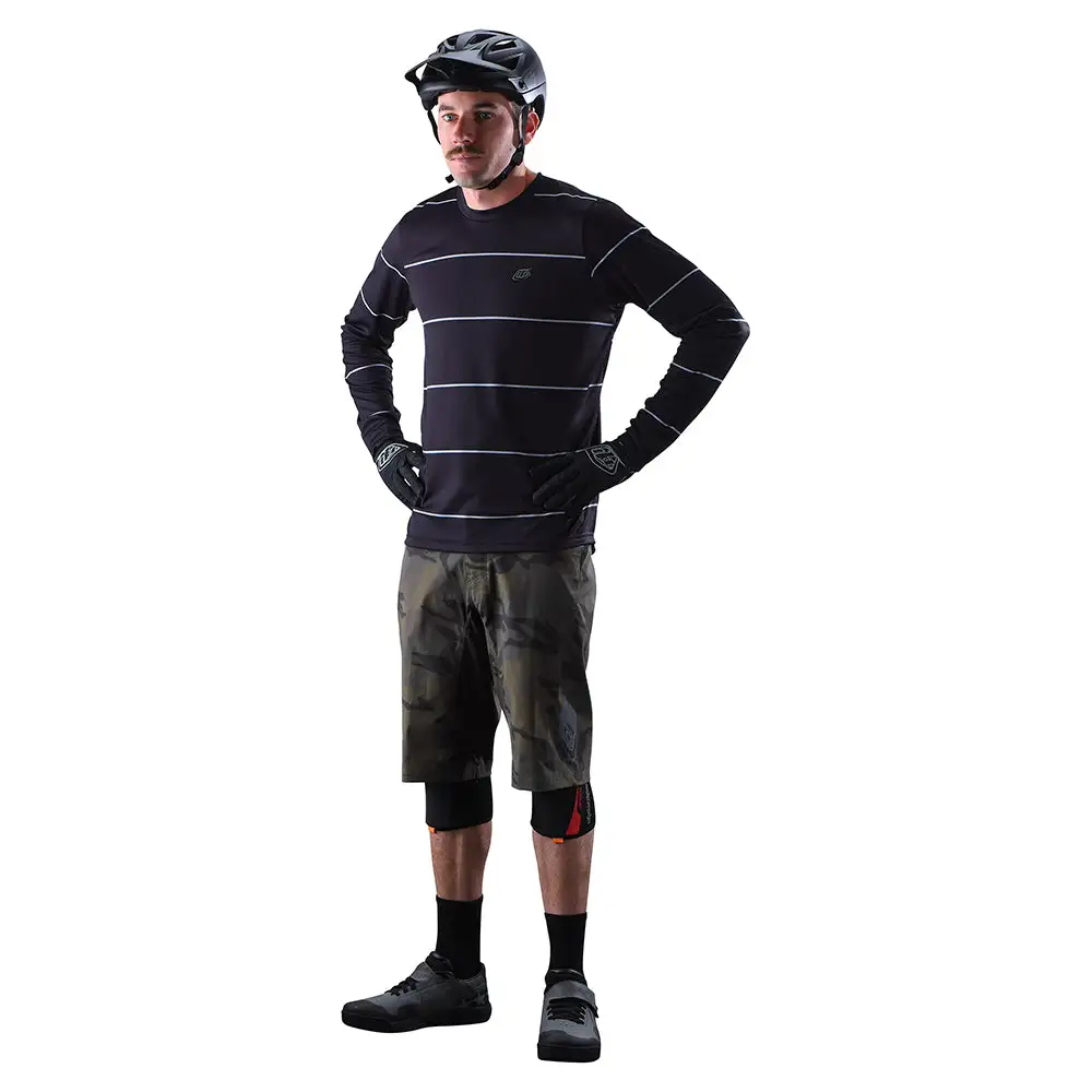 Troy Lee Designs Flowline LS Jersey Revert Black 6 Troy Lee Designs Flowline LS Jersey Revert Black - Image 4