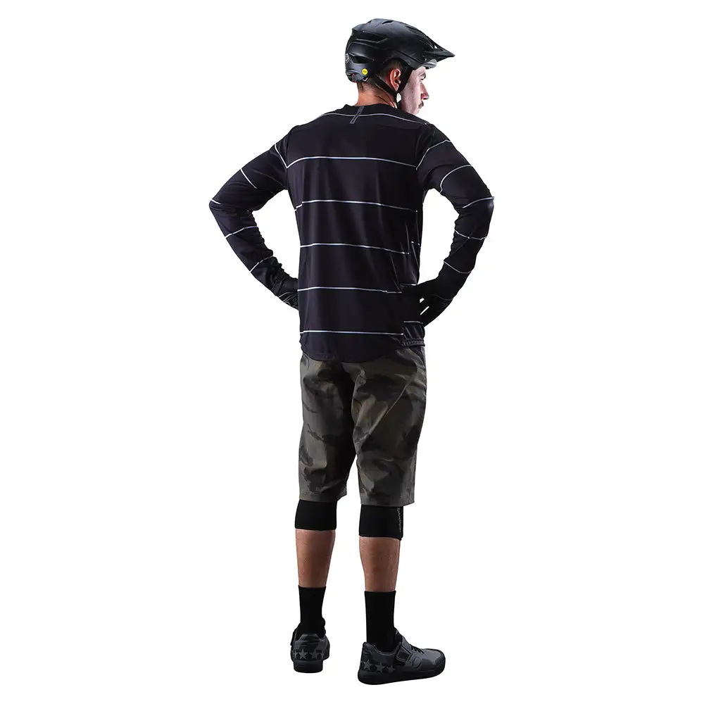 Troy Lee Designs Flowline LS Jersey Revert Black 7 Troy Lee Designs Flowline LS Jersey Revert Black - Image 5