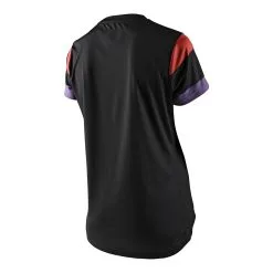 Troy Lee Designs Womens Lilium SS Jersey Rugby Black -Bike Sales TLD B22S LILIUM JERSEY RUGBY BLK 02