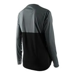 Troy Lee Designs Womens Lilium LS Jersey Block Green / Black -Bike Sales TLD B22S LILIUM LS JERSEY BLOCK GRNBLK 02