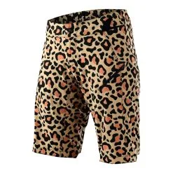 Troy Lee Designs Womens Lilium Short W/Liner Leopard Bronze