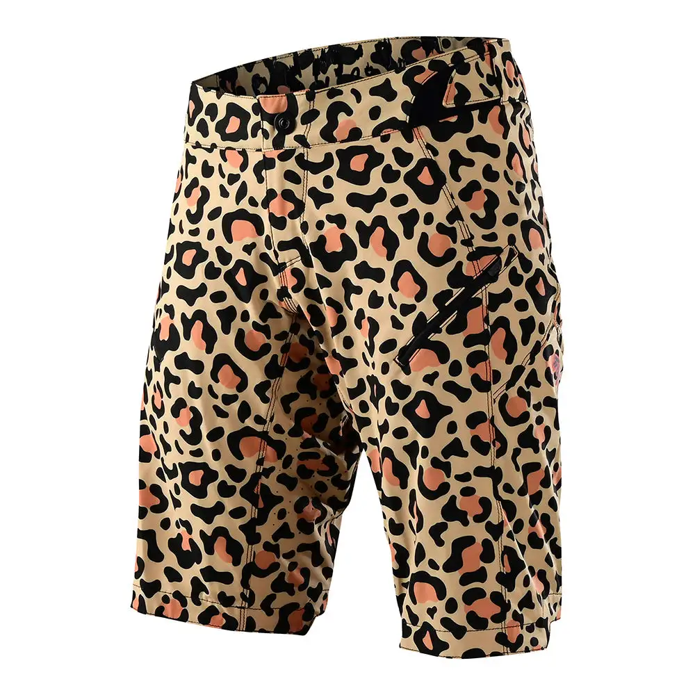 Troy Lee Designs Womens Lilium Short W/Liner Leopard Bronze 3 Troy Lee Designs Womens Lilium Short W/Liner Leopard Bronze