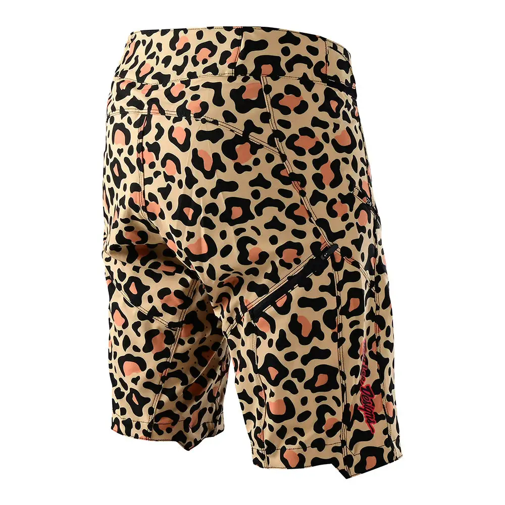 Troy Lee Designs Womens Lilium Short W/Liner Leopard Bronze 4 Troy Lee Designs Womens Lilium Short W/Liner Leopard Bronze - Image 2