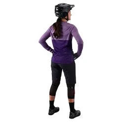 Troy Lee Designs Womens Lilium LS Jersey Block Orchid / Purple -Bike Sales TLD B22S LS LILIUM BLOCK ORCBLK 03