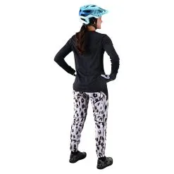 Troy Lee Designs Womens Luxe Pant Wild Cat White -Bike Sales TLD B22S LUXE PANT WILDCAT WHT 03