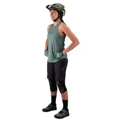 Troy Lee Designs Wmns Luxe Tank Solid Steel Green -Bike Sales TLD B22S LUXE TANK SOLID GRNBLK 02 d84f8b84 bd2d 4078 94f4 cd8751f70fc6