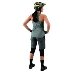 Troy Lee Designs Womens Luxe Short No Liner Solid Steel Green -Bike Sales TLD B22S LUXE TANK SOLID GRNGRN 03