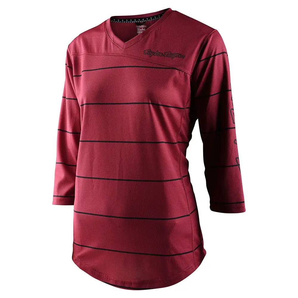 Troy Lee Designs Womens Mischief Jersey Pinstripe Elderberry 3 Troy Lee Designs Womens Mischief Jersey Pinstripe Elderberry