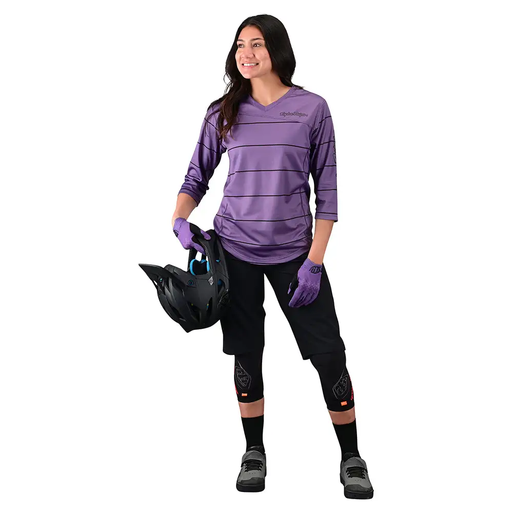 Troy Lee Designs Womens Mischief Jersey Pinstripe Orchid 4 Troy Lee Designs Womens Mischief Jersey Pinstripe Orchid - Image 2