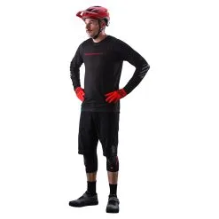 Troy Lee Designs Skyline Air LS Jersey Channel Carbon -Bike Sales TLD B22S SKYLINEAIR H2T CHANNEL CRB 02