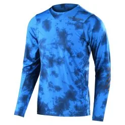 Troy Lee Designs Skyline LS Jersey Tie Dye Slate Blue