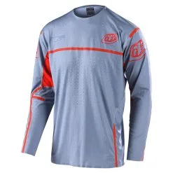 Troy Lee Designs Sprint Ultra Jersey Lines Gray / Rocket Pink