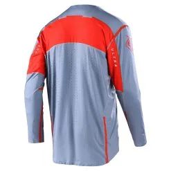 Troy Lee Designs Sprint Ultra Jersey Lines Gray / Rocket Pink -Bike Sales TLD B22S SPRINTULTRA JERSEY LINES GRYPNK 02