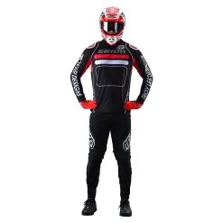 Troy Lee Designs Sprint Jersey Drop In SRAM Black -Bike Sales TLD B22S SPRINT H2T DROPINSRAM BLK 01