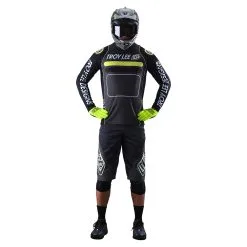 Troy Lee Designs Sprint Jersey Drop In Black / Green -Bike Sales TLD B22S SPRINT H2T DROPIN BLKGRN 01 7253a138 dff1 43d3 acc1 09e1e7e57166