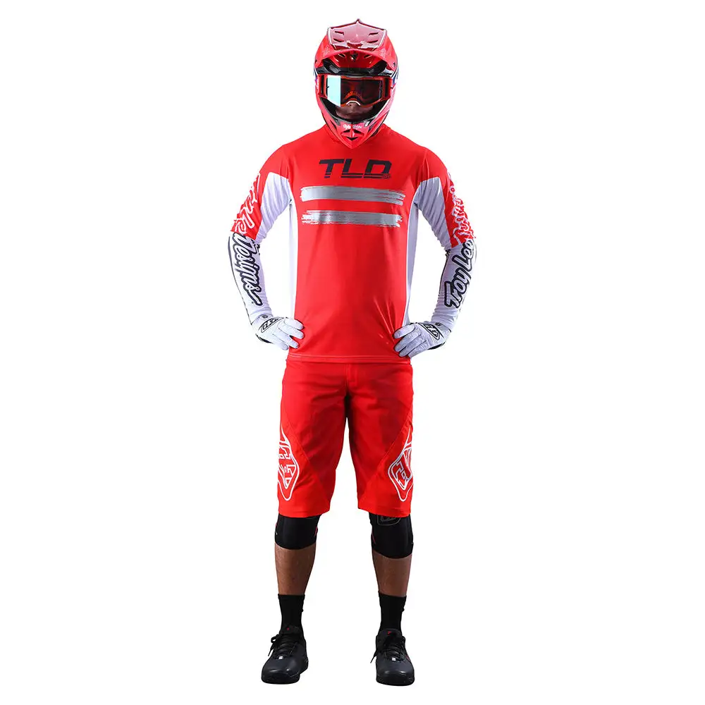 Troy Lee Designs Sprint Short Solid Glo Red 4 Troy Lee Designs Sprint Short Solid Glo Red - Image 2