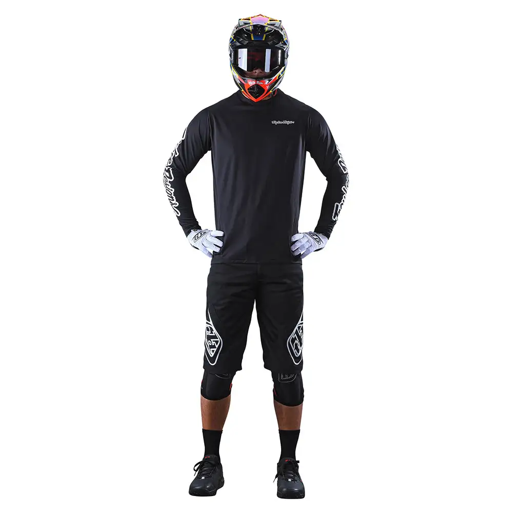 Troy Lee Designs Sprint Jersey Solid Black 4 Troy Lee Designs Sprint Jersey Solid Black - Image 2