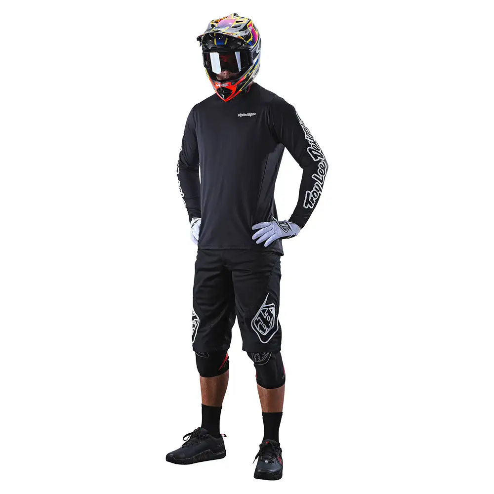 Troy Lee Designs Sprint Jersey Solid Black 6 Troy Lee Designs Sprint Jersey Solid Black - Image 4