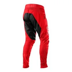 Troy Lee Designs Sprint Pant Solid Glo Red -Bike Sales TLD B22S SPRINT PANTS SOLID RED 02
