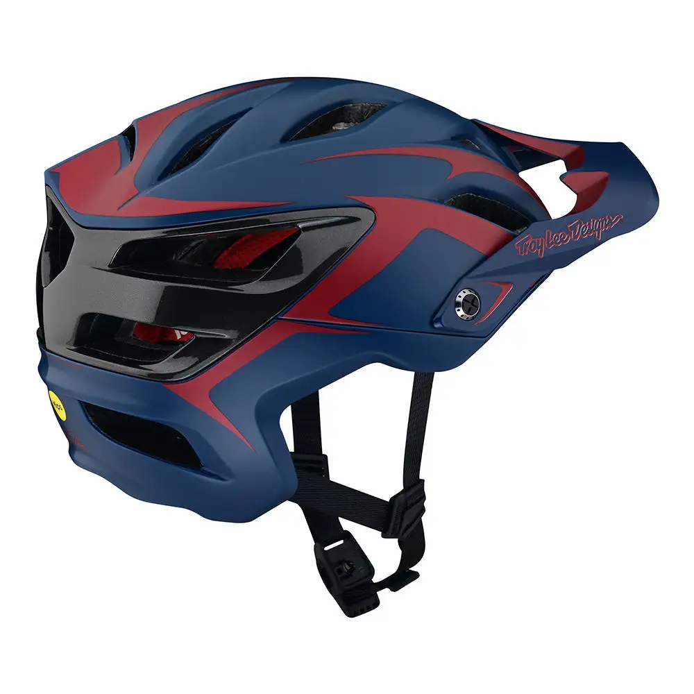 Troy Lee Designs A3 Helmet W/MIPS Fang Dk Blue / Burgundy 4 Troy Lee Designs A3 Helmet W/MIPS Fang Dk Blue / Burgundy - Image 2
