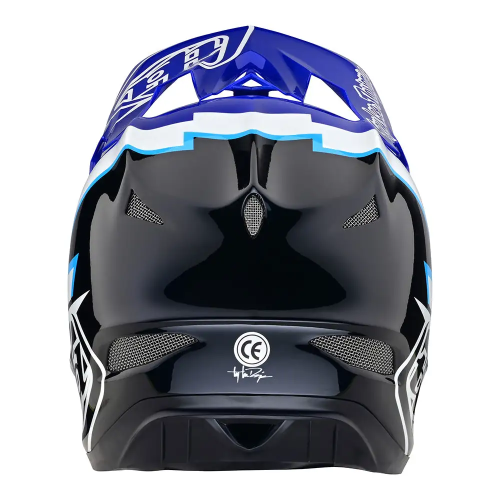 Troy Lee Designs D3 Fiberlite Helmet Volt Blue 5 Troy Lee Designs D3 Fiberlite Helmet Volt Blue - Image 3