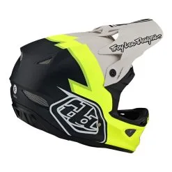 Troy Lee Designs D3 Fiberlite Helmet Volt Flo Yellow 14 Troy Lee Designs D3 Fiberlite Helmet Volt Flo Yellow -Bike Sales TLD B23D1 D3FL VOLT FLOYEL 04
