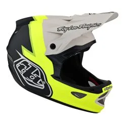 Troy Lee Designs D3 Fiberlite Helmet Volt Flo Yellow 16 Troy Lee Designs D3 Fiberlite Helmet Volt Flo Yellow -Bike Sales TLD B23D1 D3FL VOLT FLOYEL 06