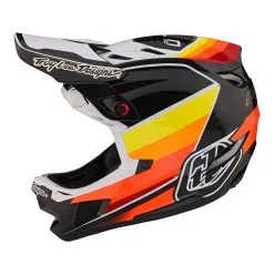 Troy Lee Designs D4 Carbon Helmet W/MIPS Reverb Black / White