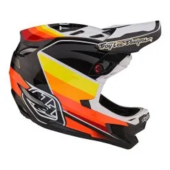 Troy Lee Designs D4 Carbon Helmet W/MIPS Reverb Black / White -Bike Sales TLD B23D1 D4CF REVERB BLKWHT 05