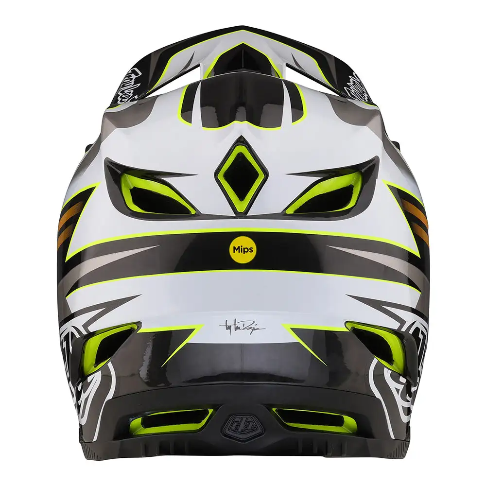 Troy Lee Designs D4 Carbon Helmet W/MIPS Saber Gray 5 Troy Lee Designs D4 Carbon Helmet W/MIPS Saber Gray - Image 3