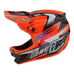 Troy Lee Designs D4 Carbon Helmet W/MIPS Saber Red