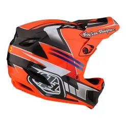 Troy Lee Designs D4 Carbon Helmet W/MIPS Saber Red -Bike Sales TLD B23D1 D4CF SABER RED 04