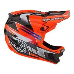 Troy Lee Designs D4 Carbon Helmet W/MIPS Saber Red -Bike Sales TLD B23D1 D4CF SABER RED 05