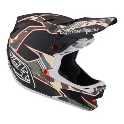 Troy Lee Designs D4 Composite Helmet W/MIPS Matrix Camo Army Green -Bike Sales TLD B23D1 D4CM MATRIXCAMO ARMYGRN 06