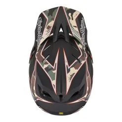 Troy Lee Designs D4 Composite Helmet W/MIPS Matrix Camo Army Green -Bike Sales TLD B23D1 D4CM MATRIXCAMO ARMYGRN 08