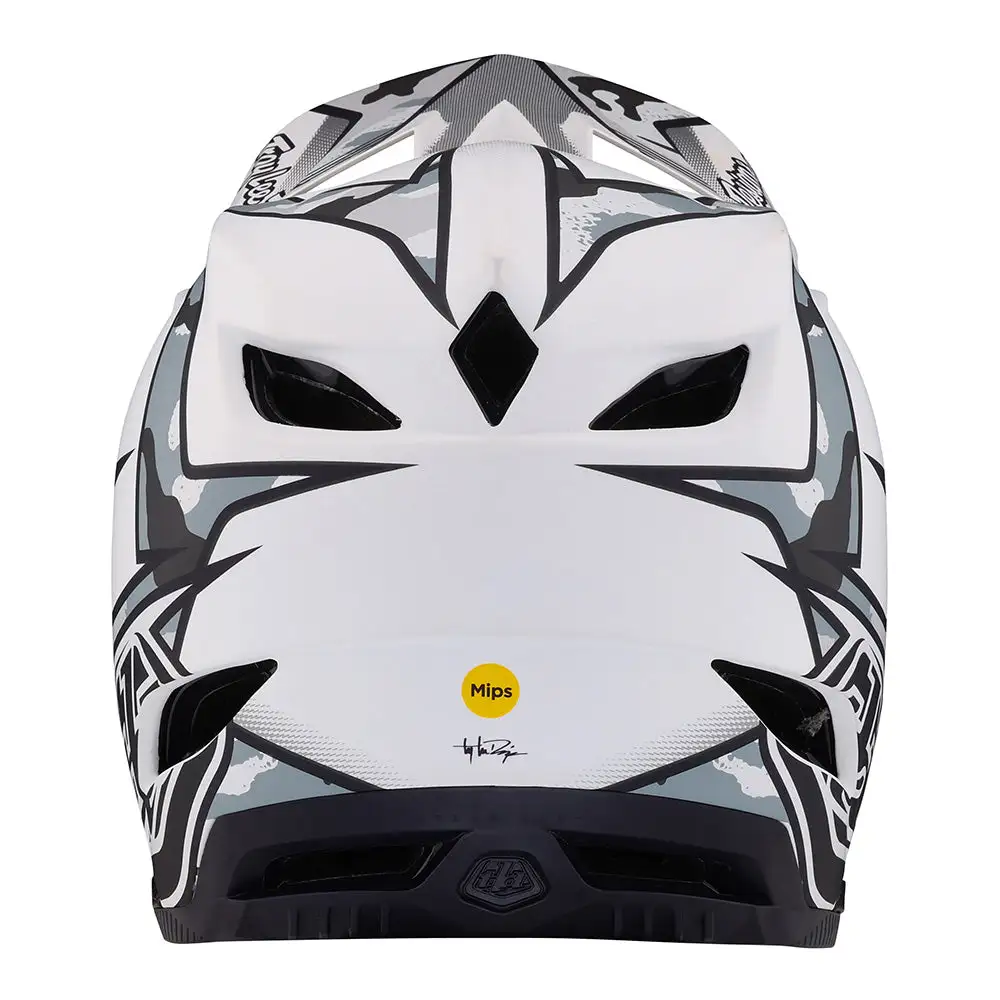 Troy Lee Designs D4 Composite Helmet W/MIPS Matrix Camo White 5 Troy Lee Designs D4 Composite Helmet W/MIPS Matrix Camo White - Image 3