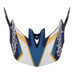 Troy Lee Designs D4 Composite Helmet W/MIPS Matrix Blue -Bike Sales TLD B23D1 D4CM MATRIX BLU 09