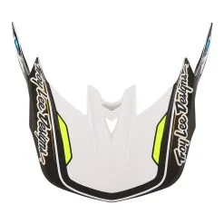 Troy Lee Designs D4 Composite Helmet W/MIPS Reverb White / Blue -Bike Sales TLD B23D1 D4CM REVERB WHTBLU 09