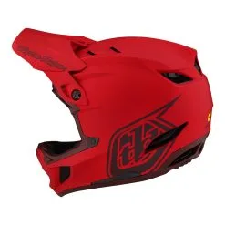 Troy Lee Designs D4 Composite Helmet W/MIPS Stealth Red -Bike Sales TLD B23D1 D4CM STEALTH RED 02