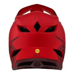 Troy Lee Designs D4 Composite Helmet W/MIPS Stealth Red -Bike Sales TLD B23D1 D4CM STEALTH RED 03