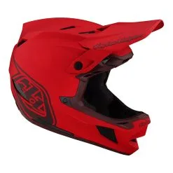 Troy Lee Designs D4 Composite Helmet W/MIPS Stealth Red -Bike Sales TLD B23D1 D4CM STEALTH RED 06